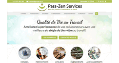Desktop Screenshot of pass-zen-services.fr