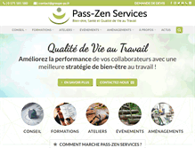 Tablet Screenshot of pass-zen-services.fr